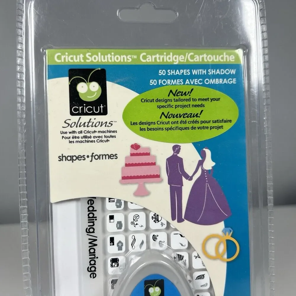 Cricut Solutions Cartridge Wedding Marriage Brand New And Sealed!